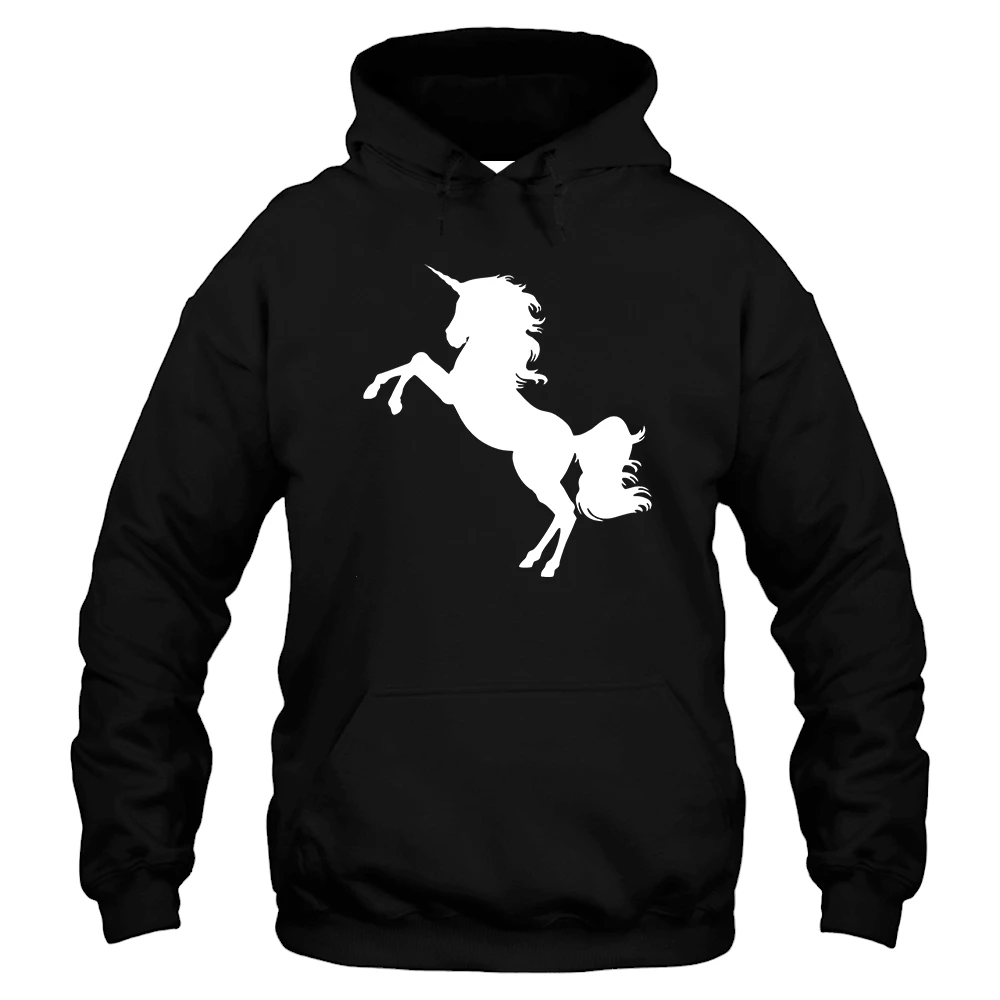 Mythical Unicorn Hoodie - Black