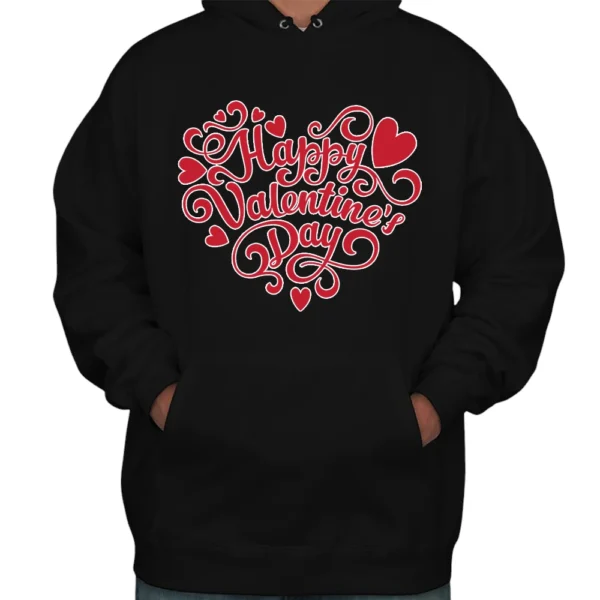 Love Gifts For Valentine's Day Hoodie - Black