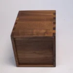 The Artisan Black Walnut Cube – Handcrafted Solid Wood Tissue Gallery