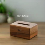 The Artisan Black Walnut Sentinel – Handcrafted Solid Wood Tissue Gallery
