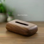 The Artisan Black Walnut Sentinel – Handcrafted Solid Wood Tissue Gallery