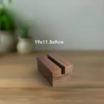 The Artisan Black Walnut Sentinel – Handcrafted Solid Wood Tissue Gallery