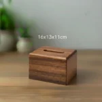 The Artisan Black Walnut Sentinel – Handcrafted Solid Wood Tissue Gallery