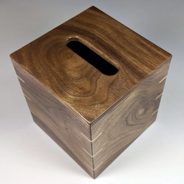 The Artisan Boutique Sentinel – Solid Texas Black Walnut & Maple Tissue Gallery