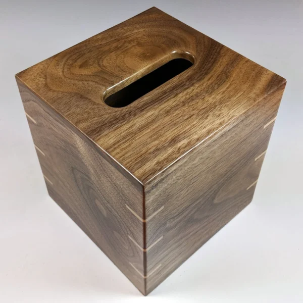 The Artisan Boutique Sentinel – Solid Texas Black Walnut & Maple Tissue Gallery