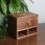 The Artisan Engraved Walnut Sentinel – Handcrafted Solid Wood Tissue Gallery