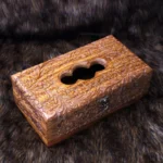 The Artisan Heritage Rosewood Gallery – Hand-Carved Floral Tissue Box
