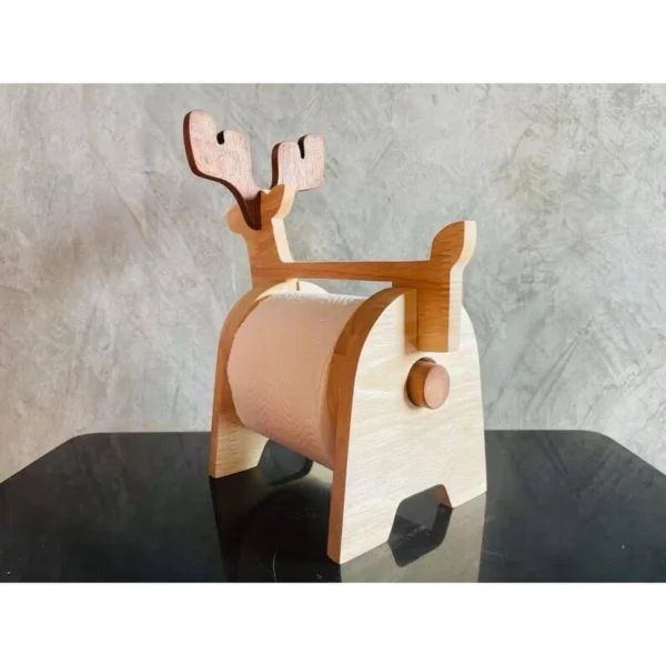 The Artisan Menagerie – Handcrafted Vertical Wood Animal Roll Gallery