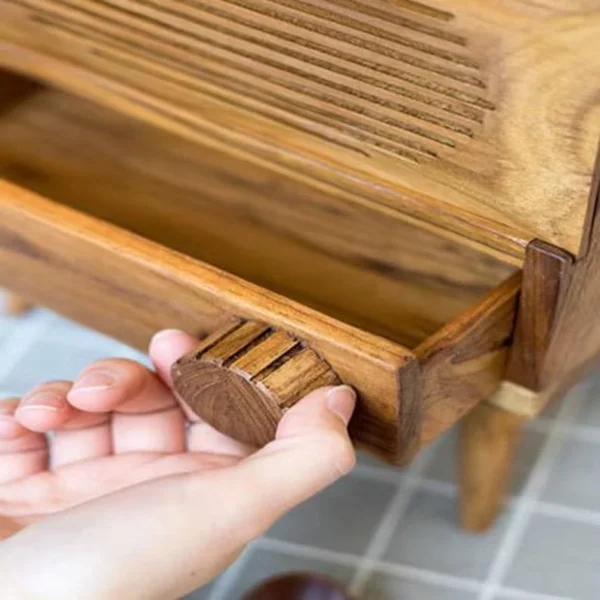 The Artisan Multi-Function Tissue Sentinel – Handcrafted Solid Wood 2-in-1 Organizer