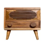 The Artisan Multi-Function Tissue Sentinel – Handcrafted Solid Wood 2-in-1 Organizer