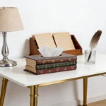 The Bibliophile’s Secret – Handcrafted Vintage Book Stack Tissue Gallery
