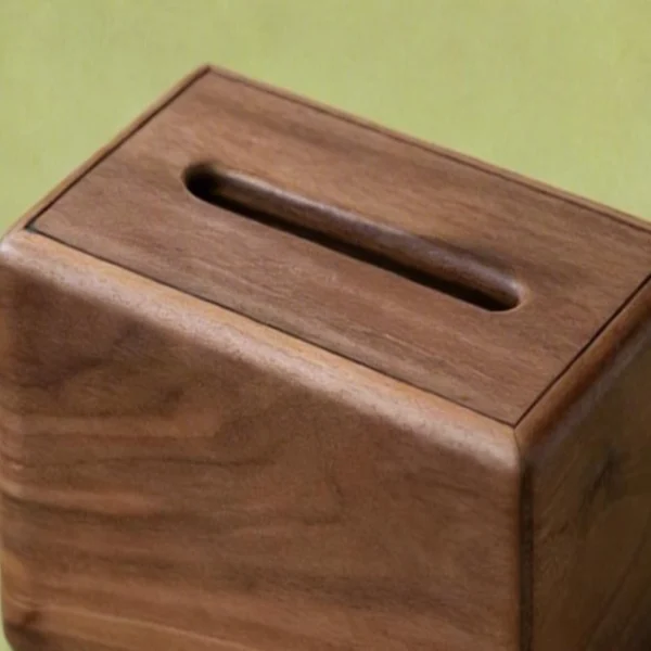 The Forest Spirit Sentinel – Handcrafted Solid Walnut Totoro Tissue Gallery