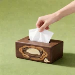The Forest Spirit Sentinel – Handcrafted Solid Walnut Totoro Tissue Gallery
