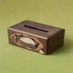 The Forest Spirit Sentinel – Handcrafted Solid Walnut Totoro Tissue Gallery