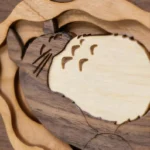 The Forest Spirit Sentinel – Handcrafted Solid Walnut Totoro Tissue Gallery