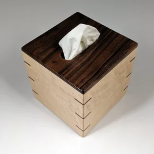 The Heirloom Artisan Collection Handcrafted Solid Wood Tissue Box Covers (1)
