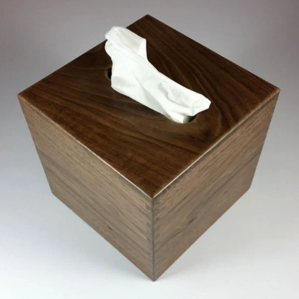 The Heirloom Artisan Collection: Handcrafted Solid Wood Tissue Box Covers