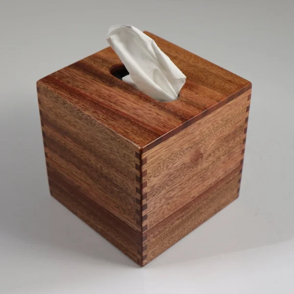The Heirloom Artisan Collection: Handcrafted Solid Wood Tissue Box Covers