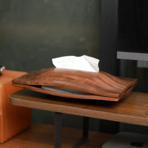 The Heirloom Artisan Sentinel – Handcrafted Solid Black Walnut Tissue Gallery