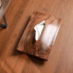 The Heirloom Artisan Sentinel – Handcrafted Solid Black Walnut Tissue Gallery