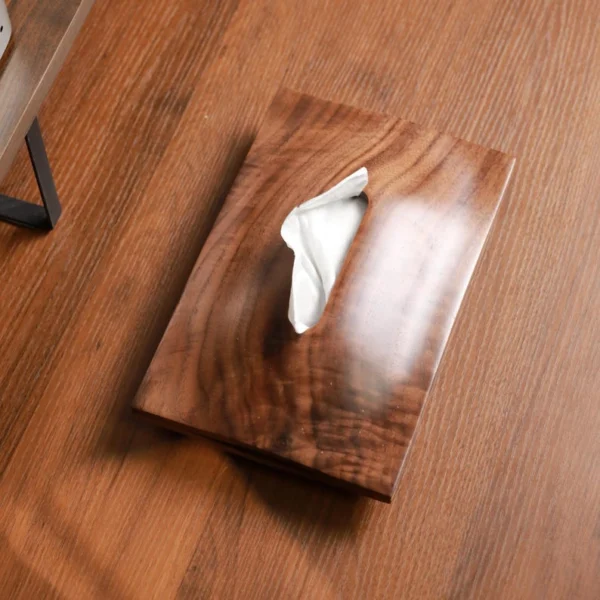 The Heirloom Artisan Sentinel – Handcrafted Solid Black Walnut Tissue Gallery
