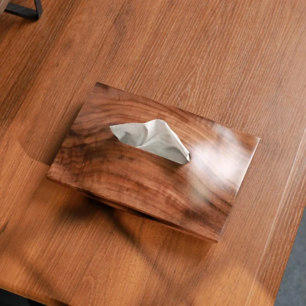 The Heirloom Artisan Sentinel – Handcrafted Solid Black Walnut Tissue Gallery