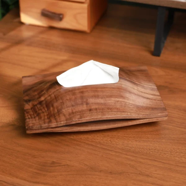 The Heirloom Artisan Sentinel – Handcrafted Solid Black Walnut Tissue Gallery