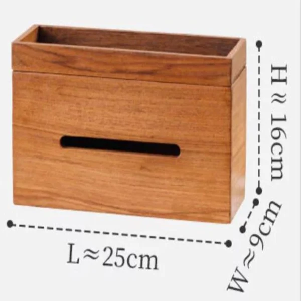 The Mid-Century Artisan Sentinel – Handcrafted Solid Teak Tissue Gallery