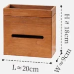 The Mid-Century Artisan Sentinel – Handcrafted Solid Teak Tissue Gallery
