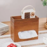 The Mid-Century Artisan Sentinel – Handcrafted Solid Teak Tissue Gallery