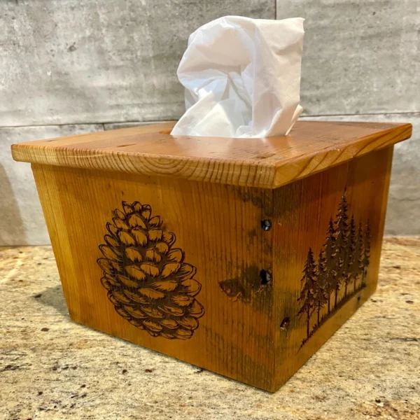 The Missouri Woodland Sentinel – Handcrafted Reclaimed Pine Tissue Gallery