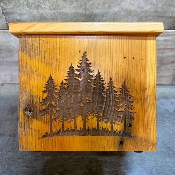 The Missouri Woodland Sentinel – Handcrafted Reclaimed Pine Tissue Gallery